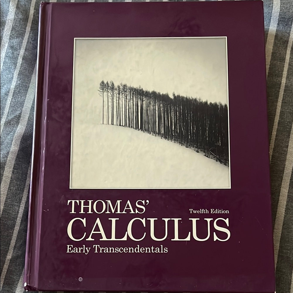 Thomas' Calculus Twelfth Edition Textbook